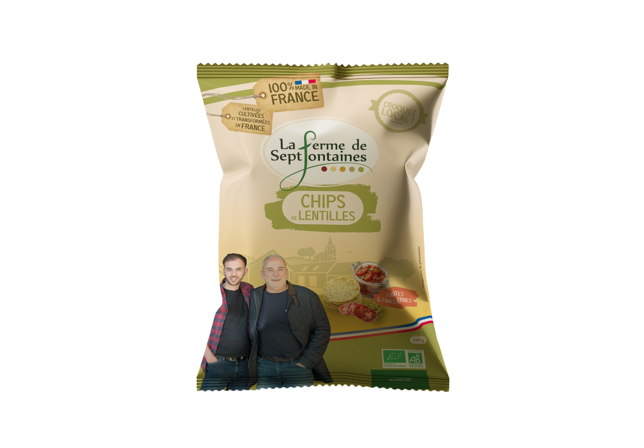 Chips tomate et fines herbes